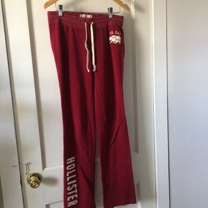 Hollister So Cal Stretch Pants Red Sz S